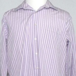 Tommy Bahama Button Down Striped Purple/White 17